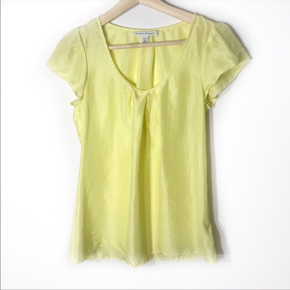 Banana Republic 100% Silk Tee